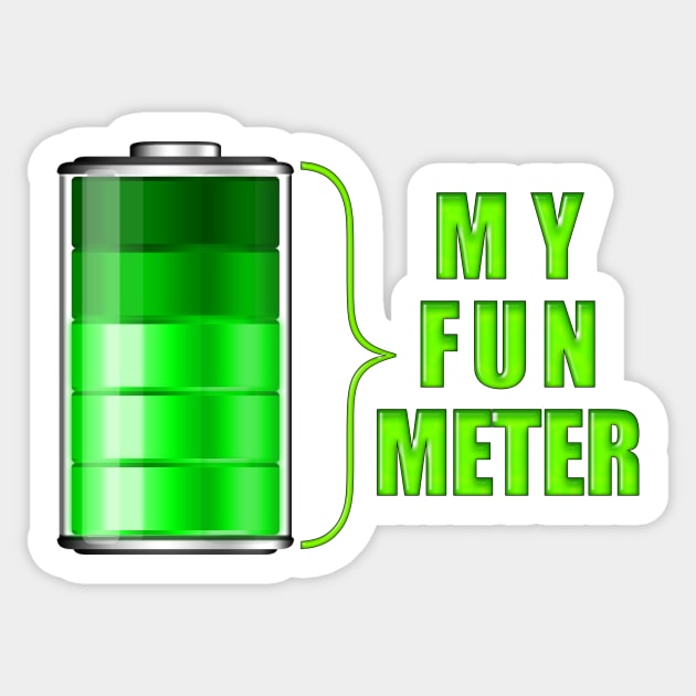 My Fun Meter Sticker by NeilGlover